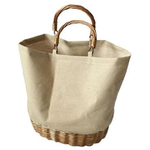 Carica l'immagine nel visualizzatore di Gallery, Casual Straw canvas Shopping Bag